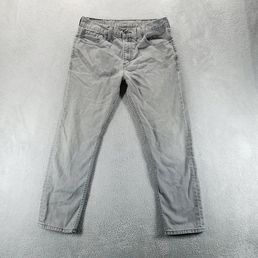 Levis 508 Jeans Mens 33x30 Gray Regular‎ Tapered Medium Wash Denim Comfort